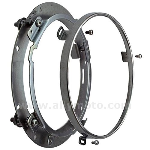 120 7 Inch Led Headlights Extension Ring Round Mounting Bracket Jeep Wrangler Harley Davidson Headlamps@4